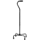Quad Cane  Large Base  Black 300 LB Weight Capacity - Precision Lab Works
